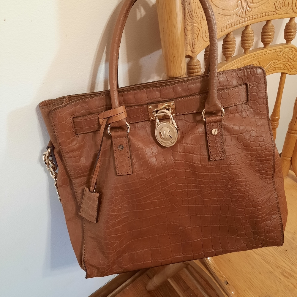 Vintage Michael kors leather tote